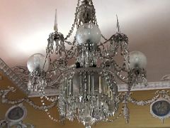 14D The spacious ballroom has a rare porcelain chandelier Devon House mansion Kingston Jamaica